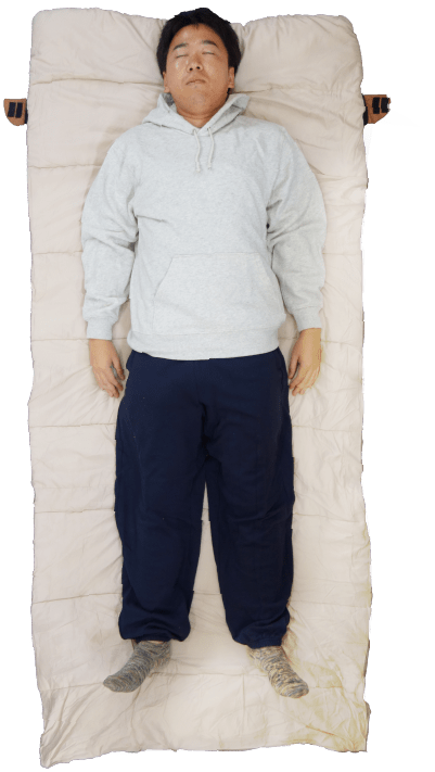 画像：ねぶくろん 敷布団として