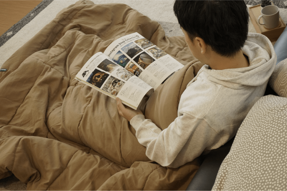 画像：おうちねぶくろん使用例