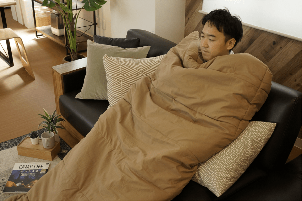 画像：おうちねぶくろん使用例