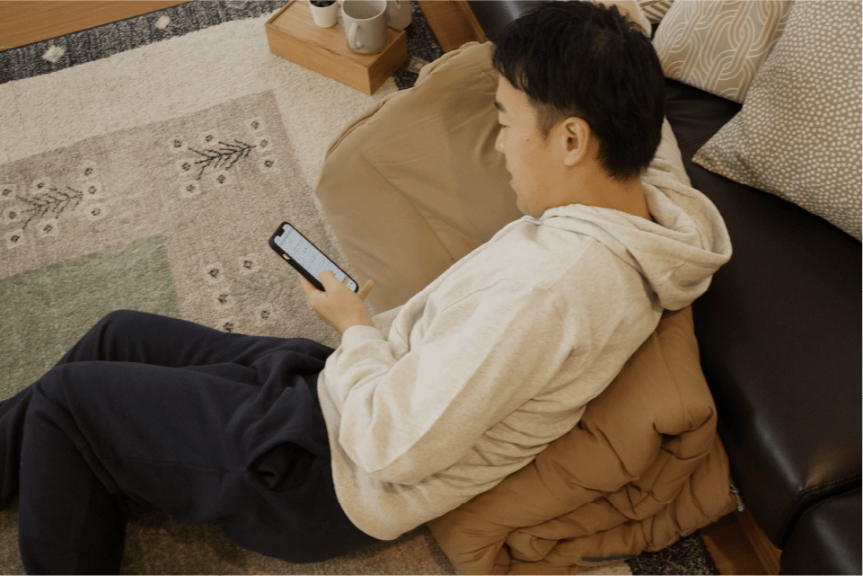 画像：おうちねぶくろん使用例