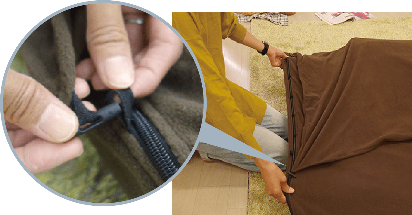 画像：取り付けループ