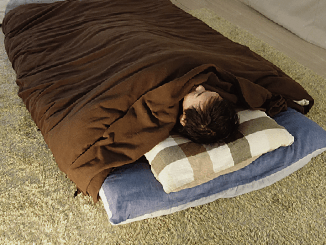 画像：掛布団カバーとして