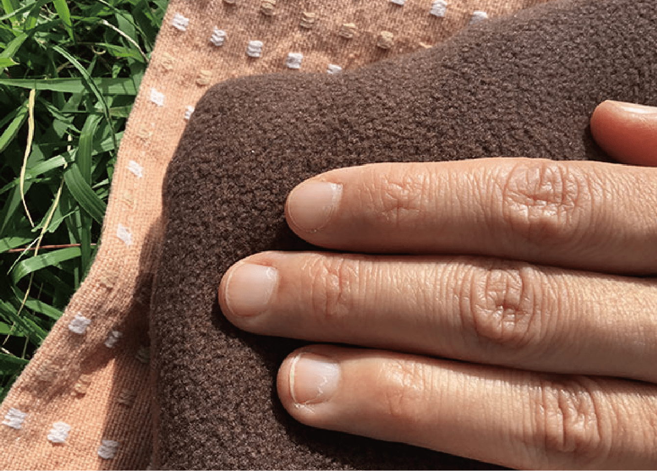 画像：もうふくろうの生地