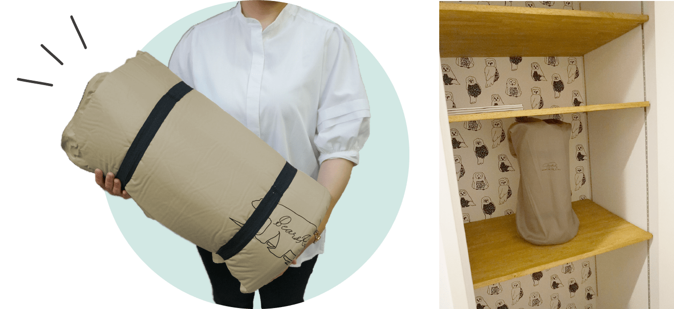 画像：しきろーるんの収納