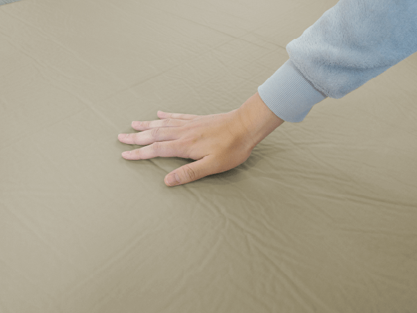 画像：空気をたくさん入れた場合