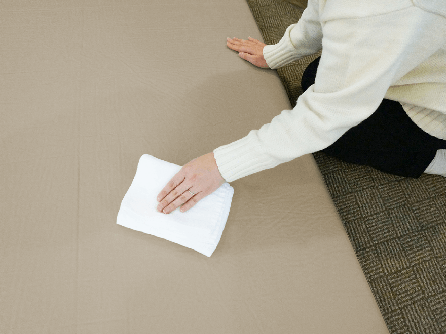 画像：しきろーるんのお手入れ