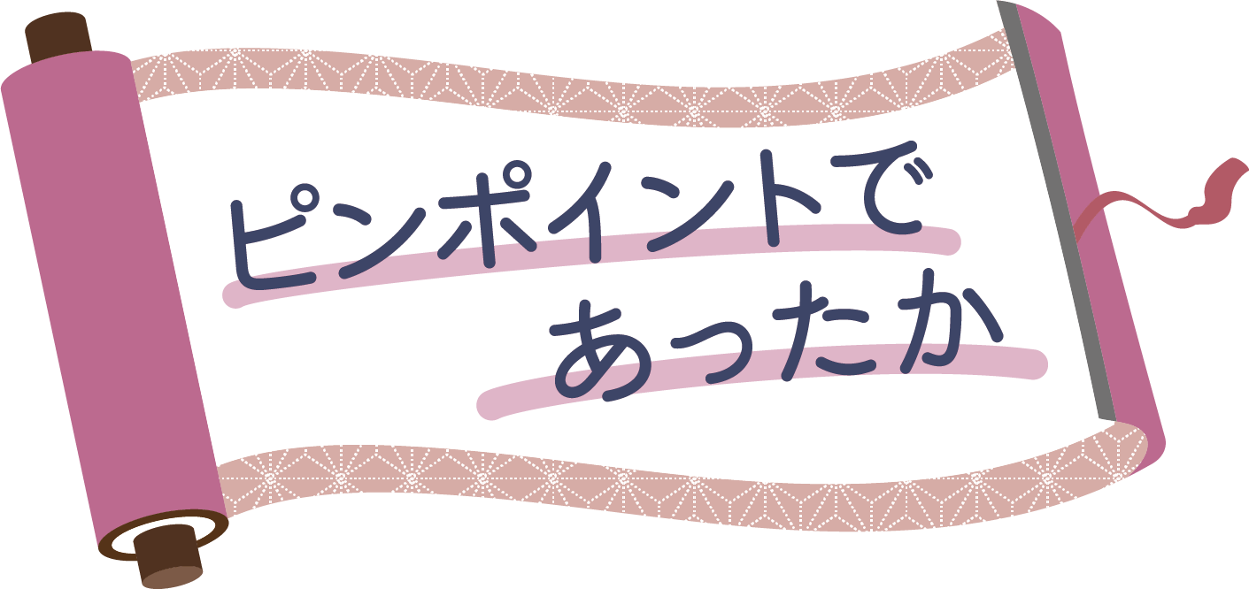 ピンポイントであったか