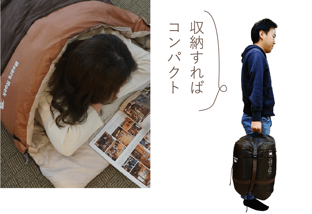 画像：収納すればコンパクト